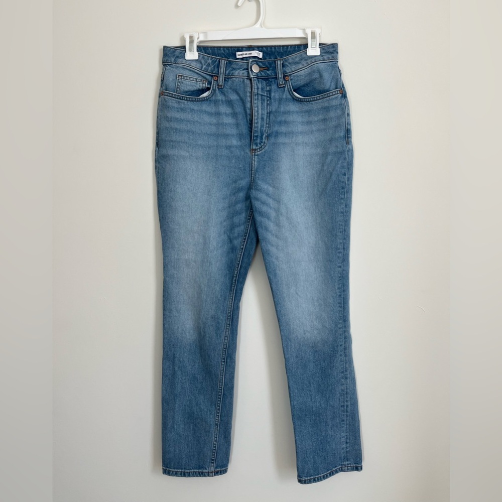 Elizabeth and James The Vintage Straight Jeans in Medium Wash Size 10